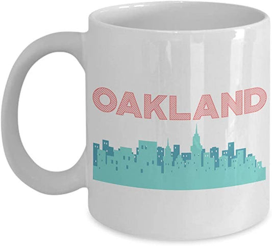 High-Quality Oakland Ceramic Coffee Mug | Perfect Gift for Any Occasion