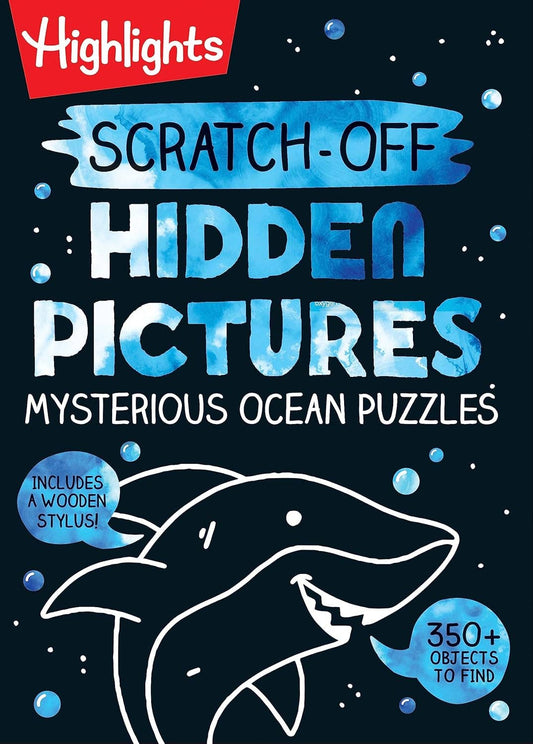Scratch-Off Hidden Pictures — Mysterious Ocean Puzzles