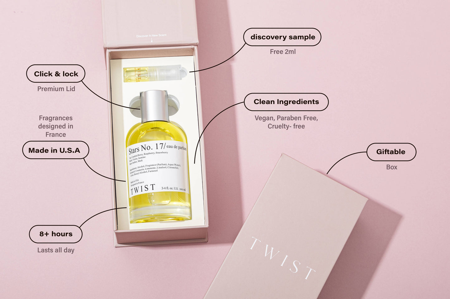 Twist Stars No.17 — Inspired by B. Her Perfume (100ml EDP)