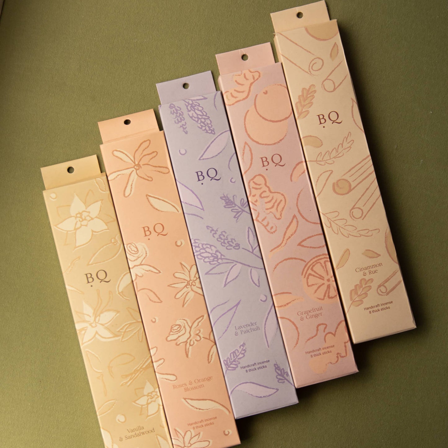 Handcraft Thick Incense Vanilla and Sandalwood