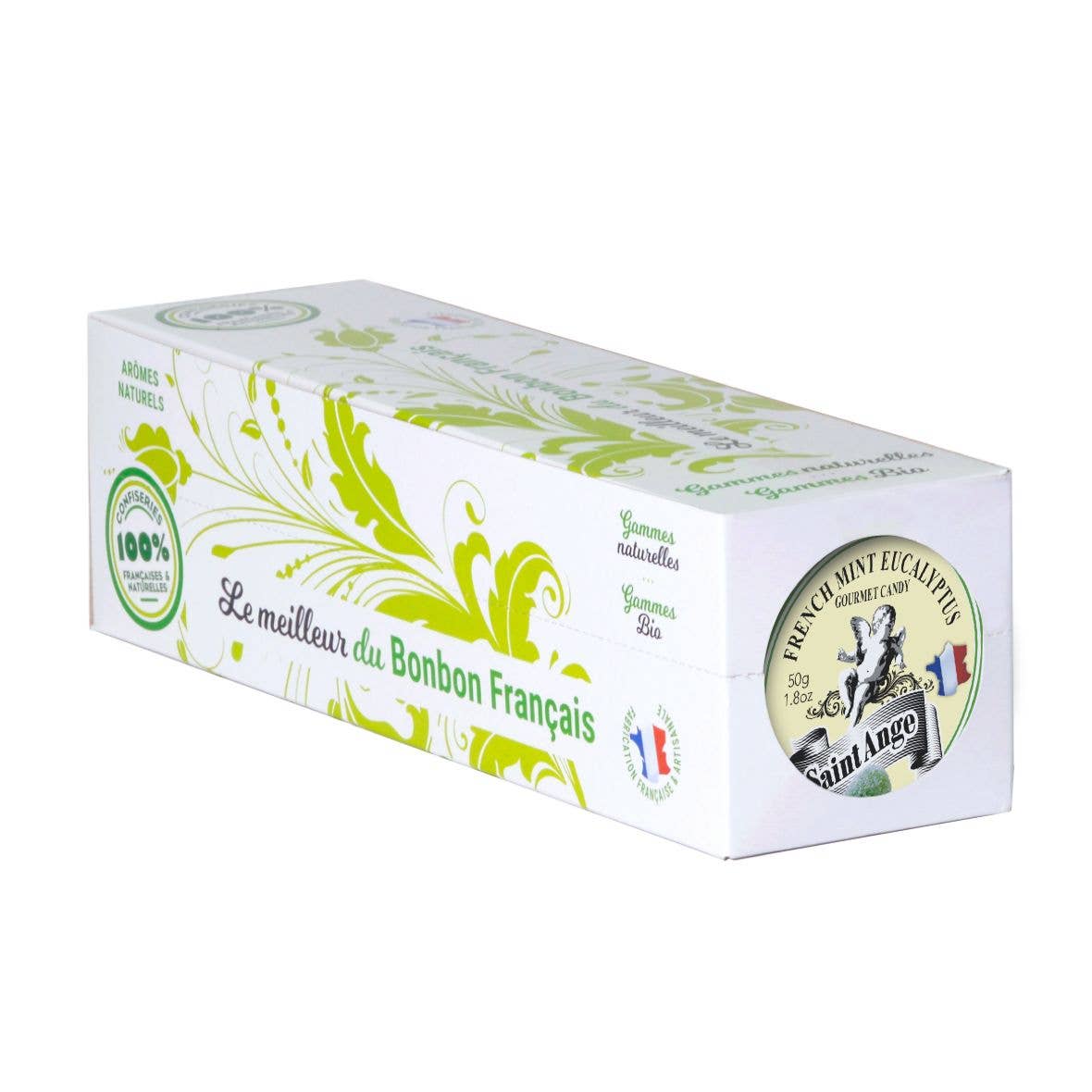 Pastilles Saint-Ange — Traditional Candies 100% French (Gum Arabic • Mint • Eucalyptus)