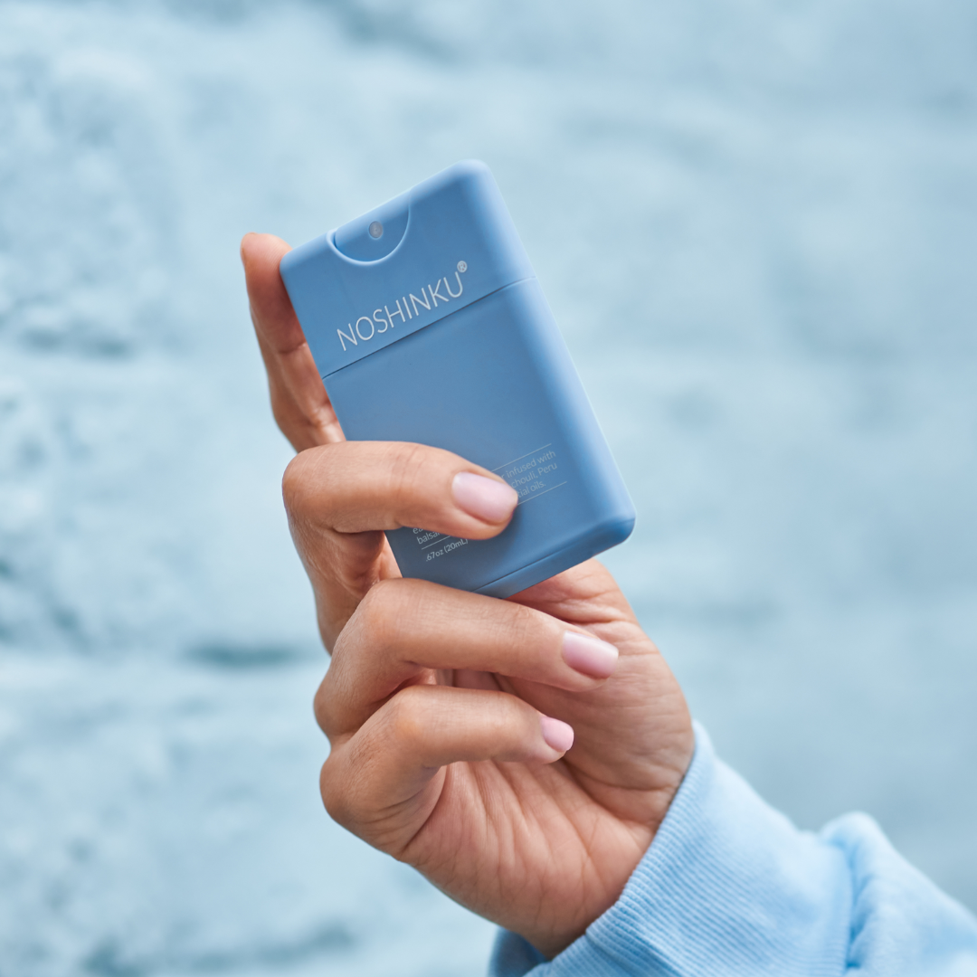 Refillable Vetiver Patchouli Hydrating Pocket Hand Sanitizer