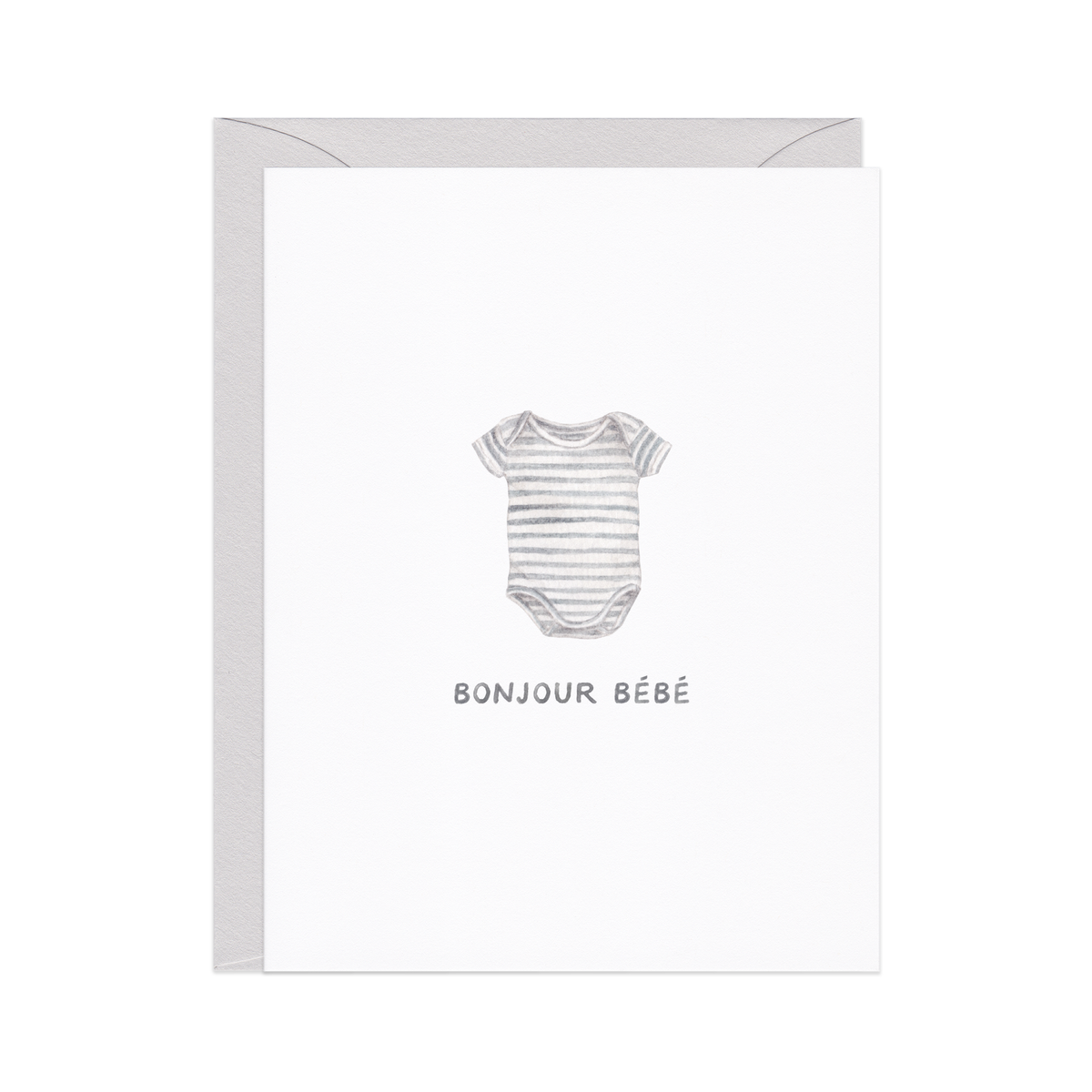 Bonjour Bébé — French New Baby Card