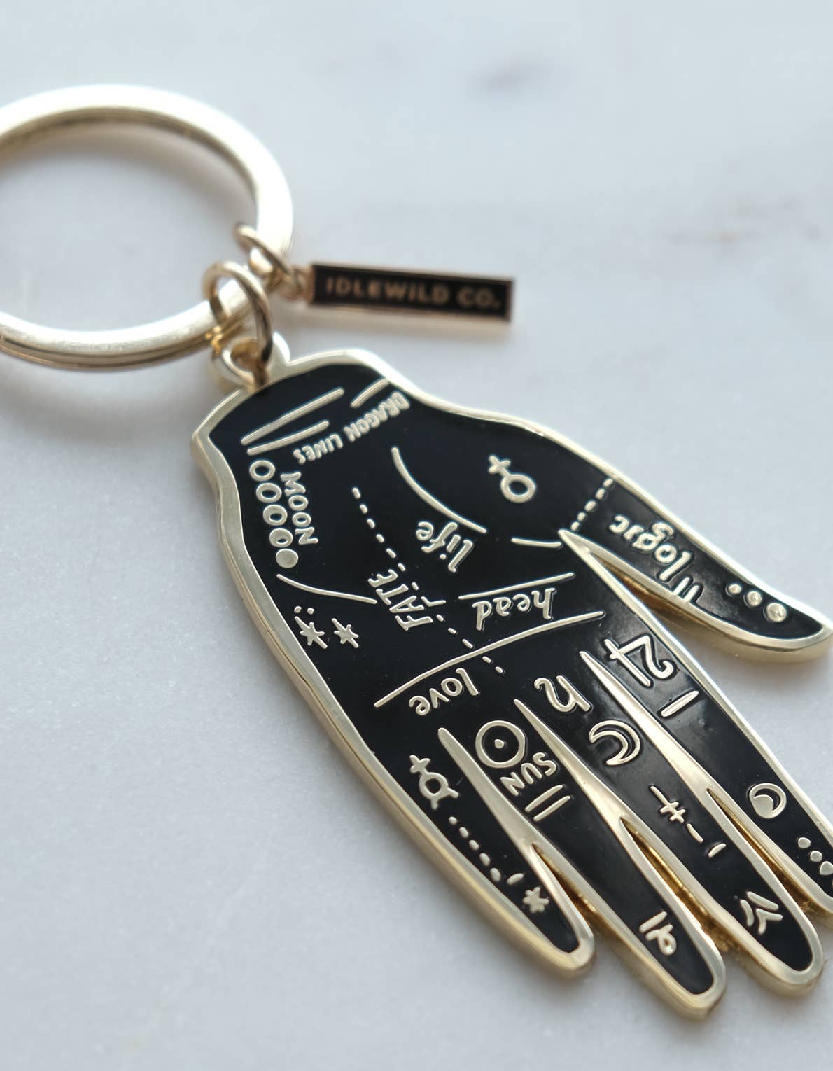 Palmistry Enamel Keychain — Idlewild Co.