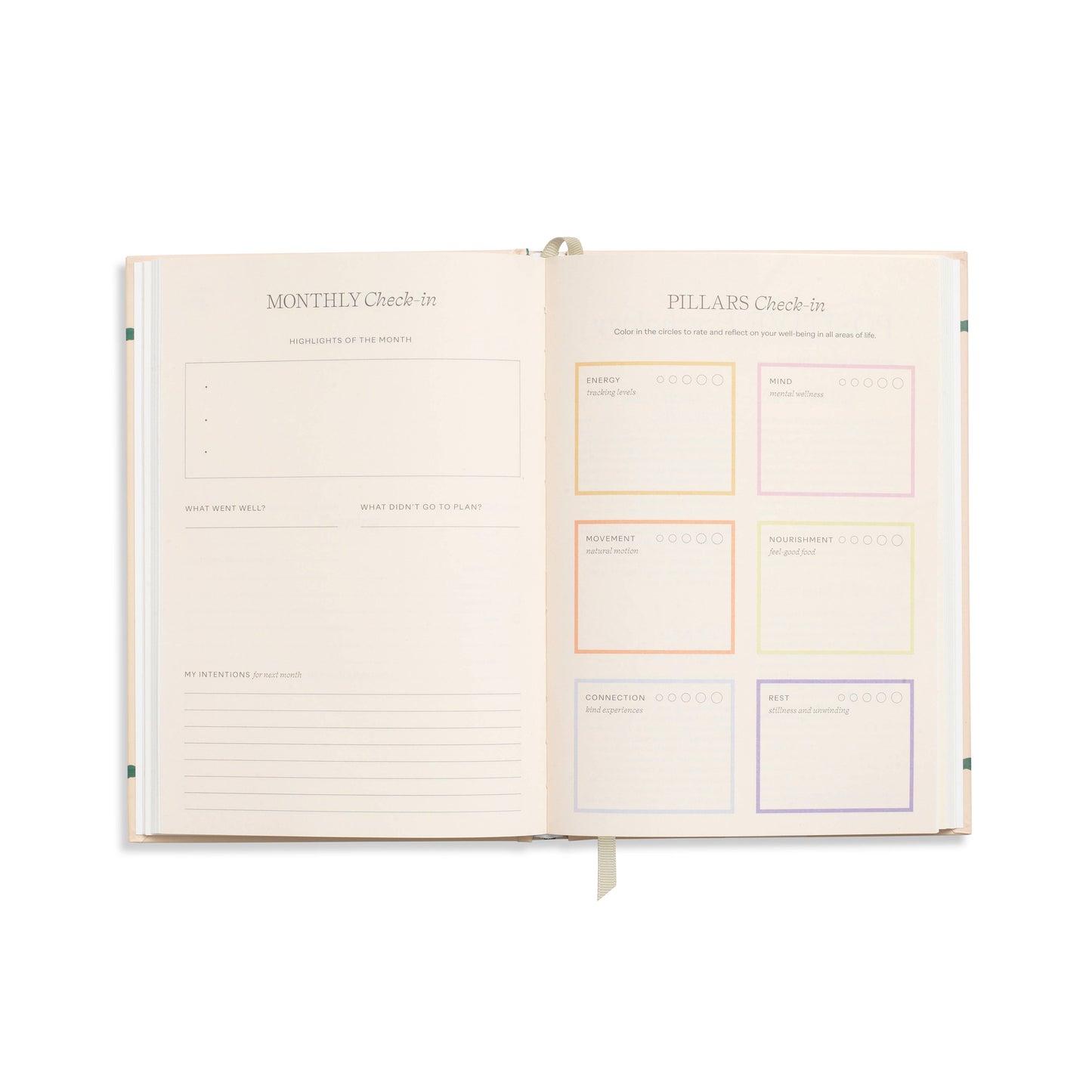 Guided Wellness Journal — A5 Hardcover (Quilted Daydream)