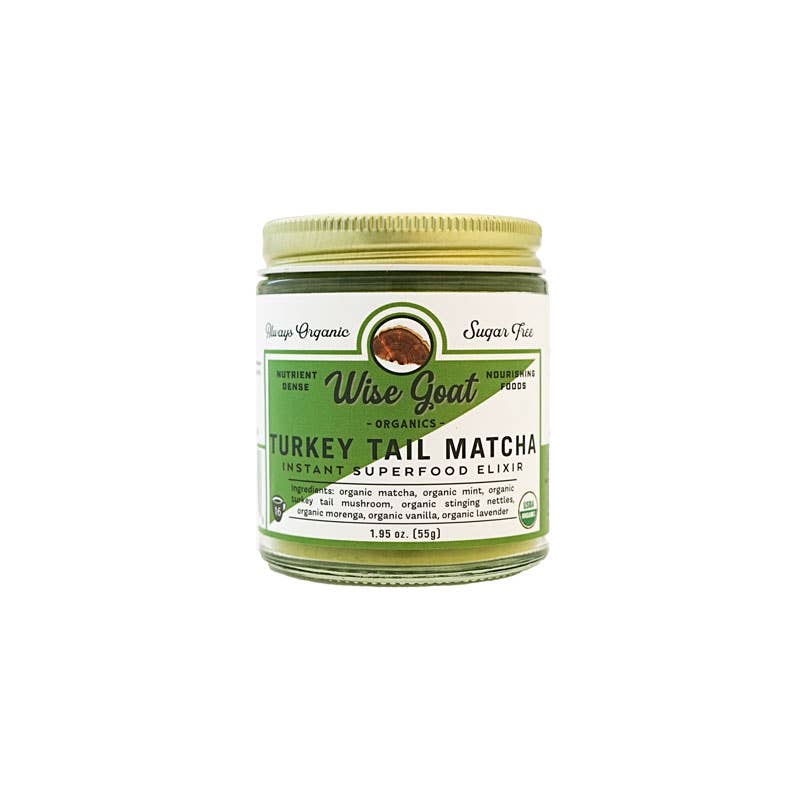 Matcha Superfood Powder — Mushrooms, Wild Greens & Mint