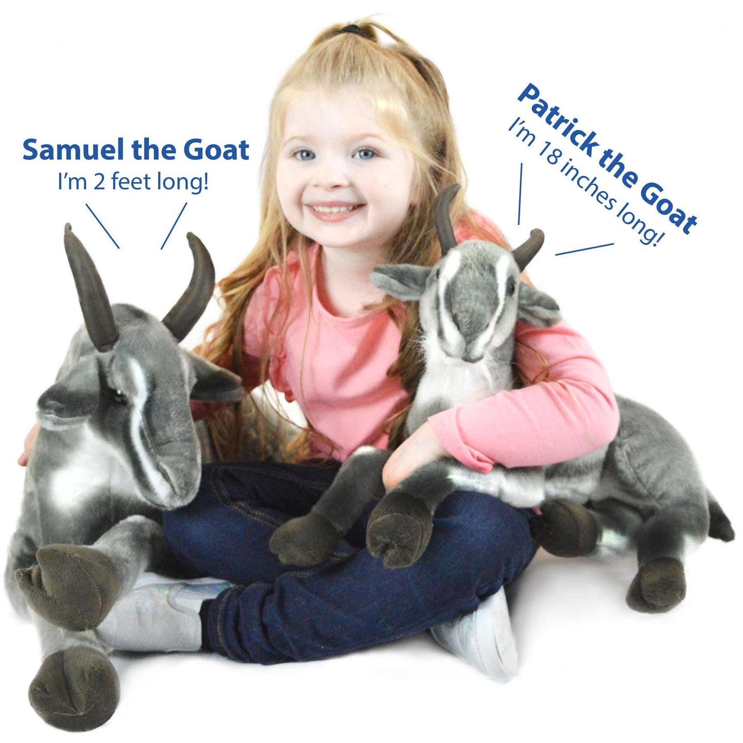 Patrick the Pygmy Goat — 18" Stuffed Animal Plush