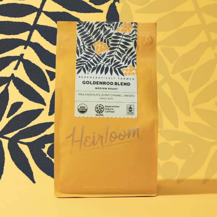 Goldenrod — Medium Roast Coffee (12 oz, Whole Bean)
