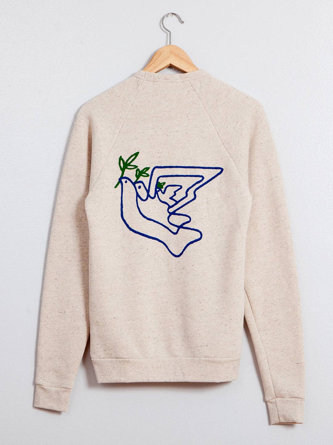 Doves Crewneck — Tri-Cream