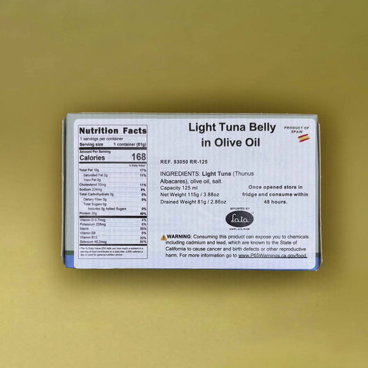 A Conserveira Selección Yellowfin Tuna Belly - Dear John