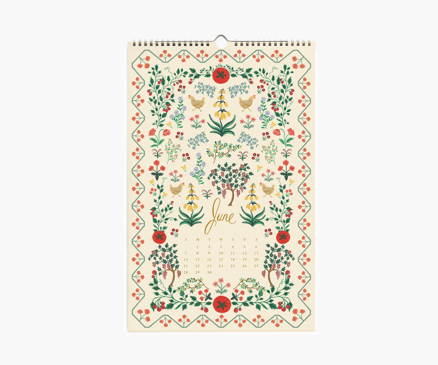 2026 Flora Wall Calendar