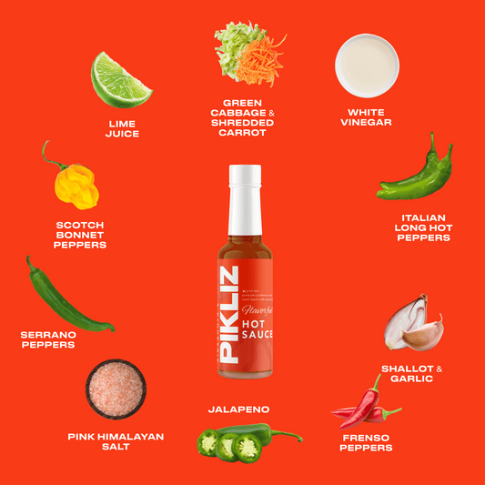 Alexandra’s Pikliz Hot Sauce | Bold & Savory Caribbean Heat | Craft Superfood, 5oz - Dear John