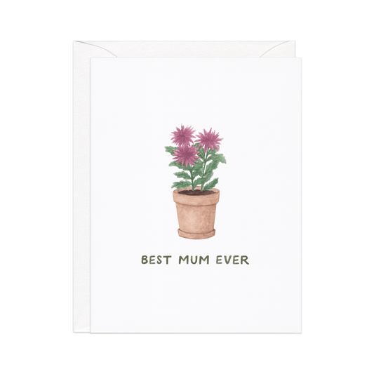 Amy Zhang - Best Mum Best Mom — Plant Pun Mother's Day Card - Dear John
