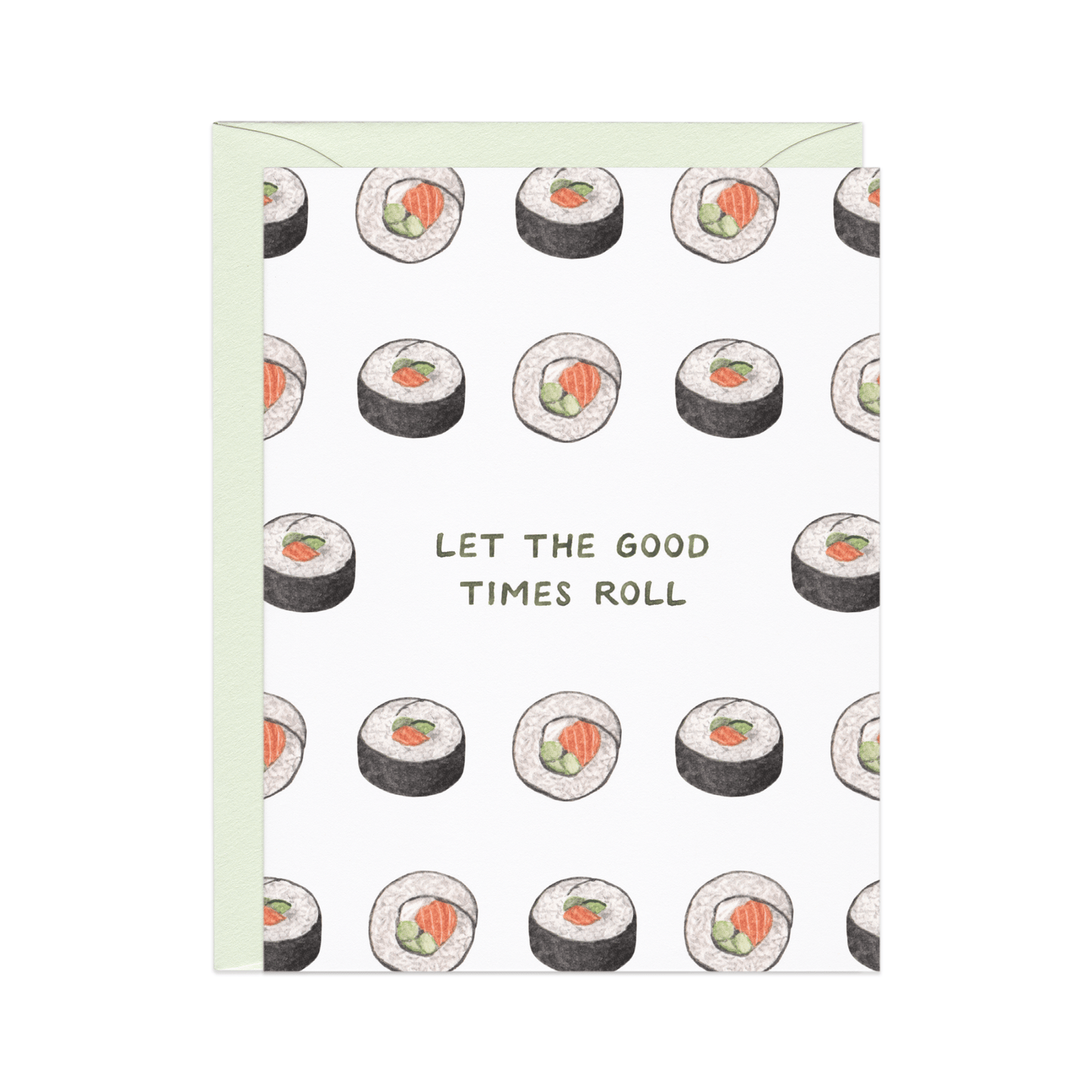 Amy Zhang - Good Times Roll Sushi — Asian Food Birthday Card - Dear John