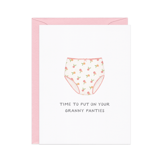 Amy Zhang - Granny Panties — Funny New Grandma Congrats Card - Dear John