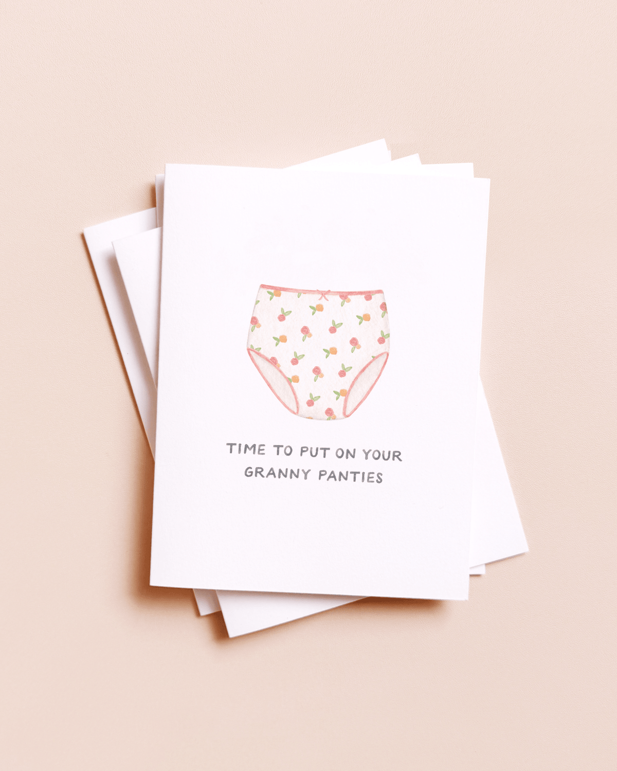 Amy Zhang - Granny Panties — Funny New Grandma Congrats Card - Dear John