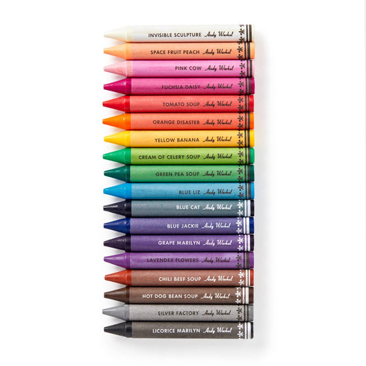 Andy Warhol Soup Can Crayons + Sharpener - Dear John