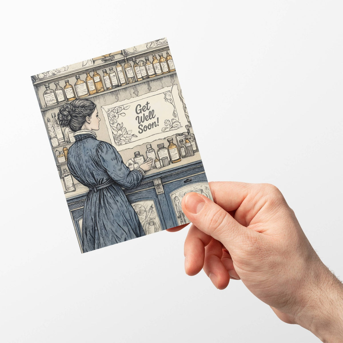 Apothecary - A2 greeting card - Dear John