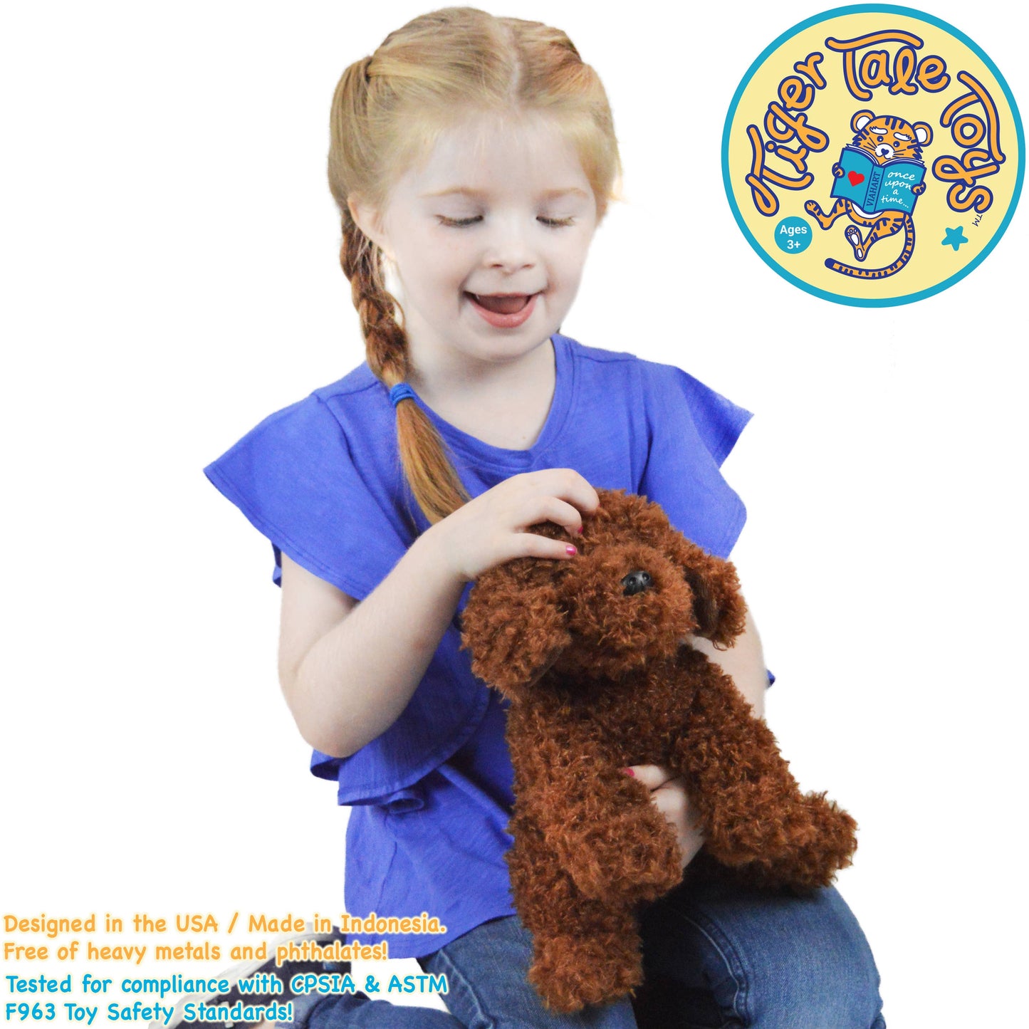 Laurel the Labradoodle — 12" Stuffed Animal Plush