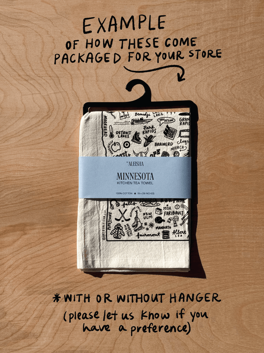 Bay Area Map Tea Towel - Dear John