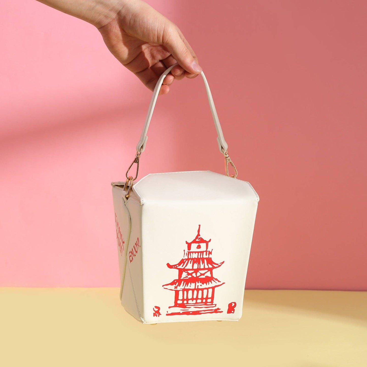 Takeout No Doubts Chinese Takeout Box Crossbody