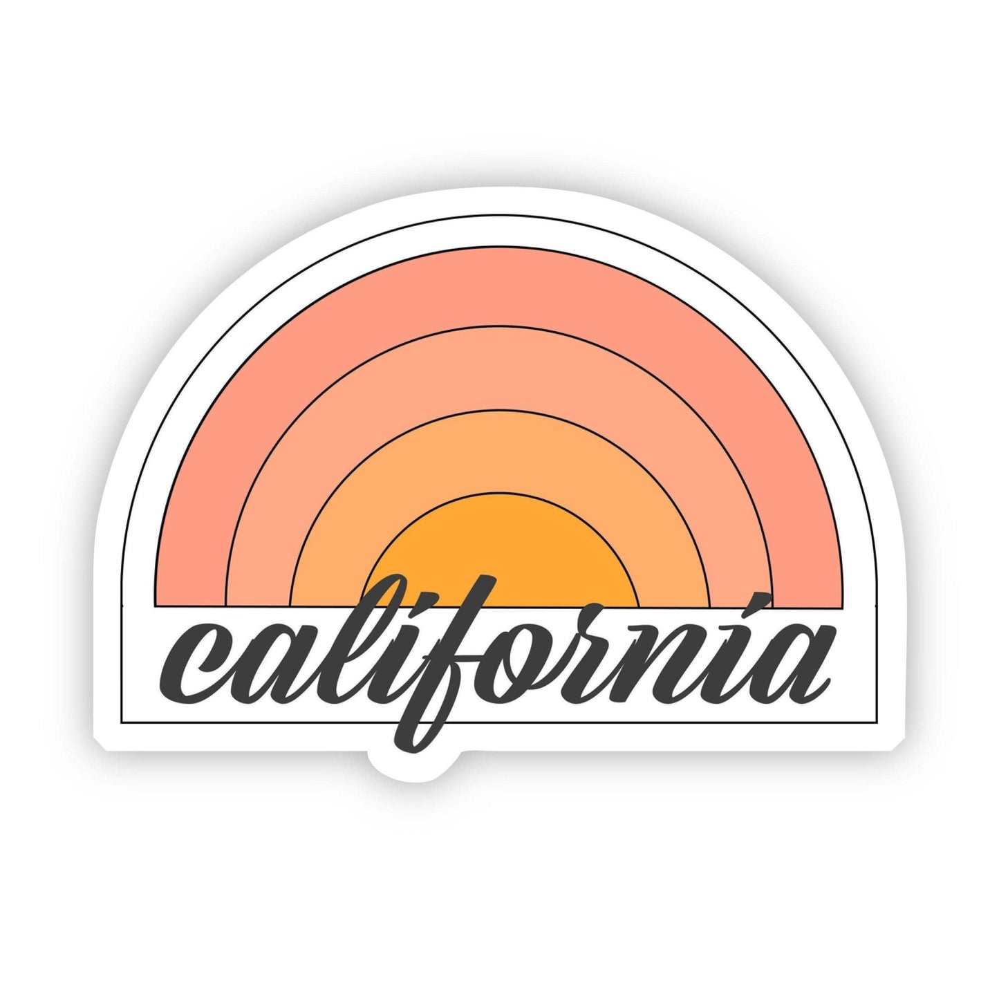 Big Moods - California Aesthetic Sticker - Dear John