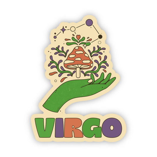 Big Moods - Virgo Astrology Sign Sticker - Dear John