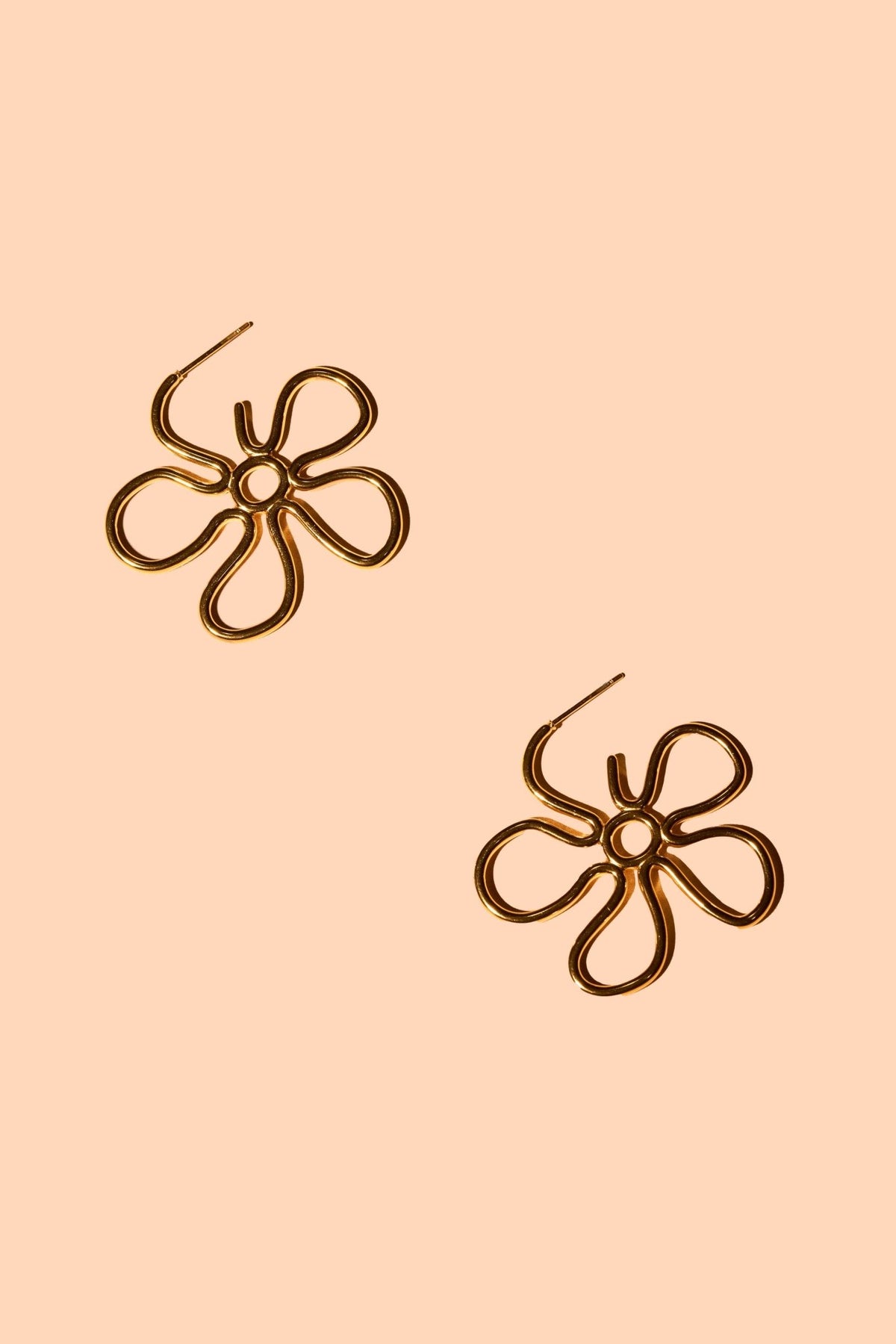 Buttercup Hoops - 18K Gold Plated - Dear John