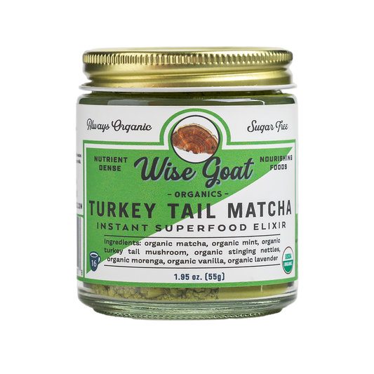 Matcha Superfood Powder — Mushrooms, Wild Greens & Mint