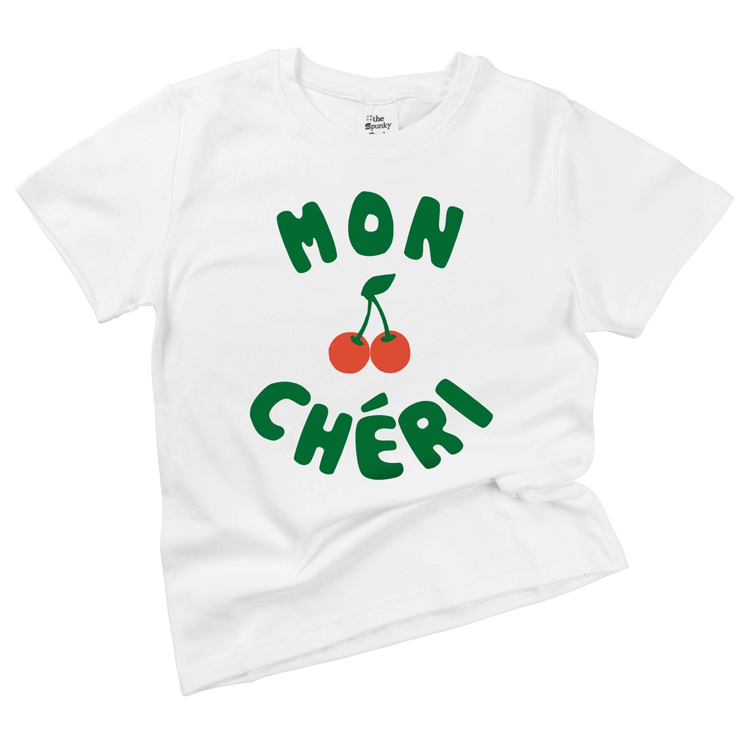 Mon Cheri French Cherry Baby Toddler Organic Graphic T-Shirt