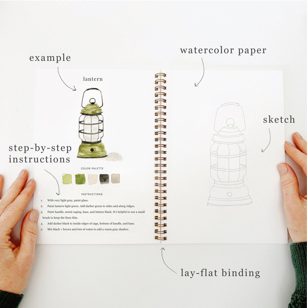 Camping watercolor workbook - Dear John
