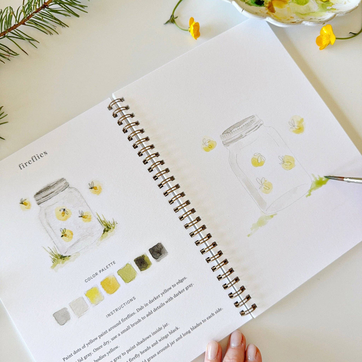 Camping watercolor workbook - Dear John