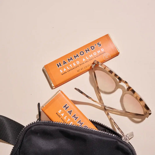 Candy Bar - Dark Chocolate - Natural Salted Almond - 2.25 oz - Dear John