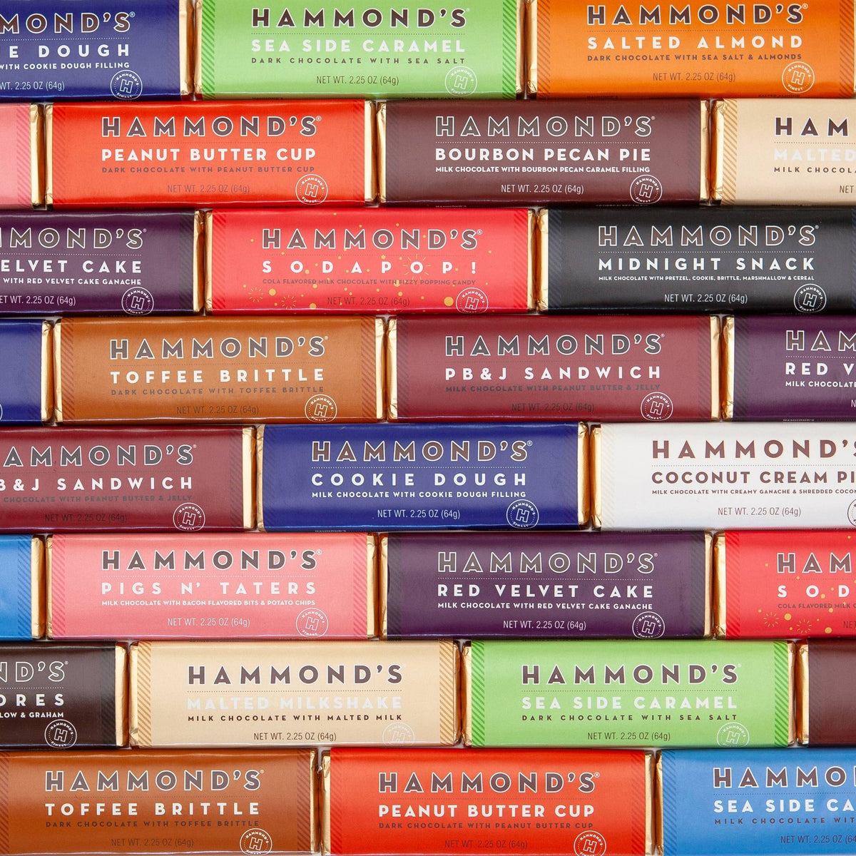 Candy Bar - Dark Chocolate - Natural Salted Almond - 2.25 oz - Dear John