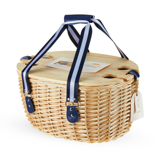 Central Park Willow Picnic Basket Set for Four - Dear John