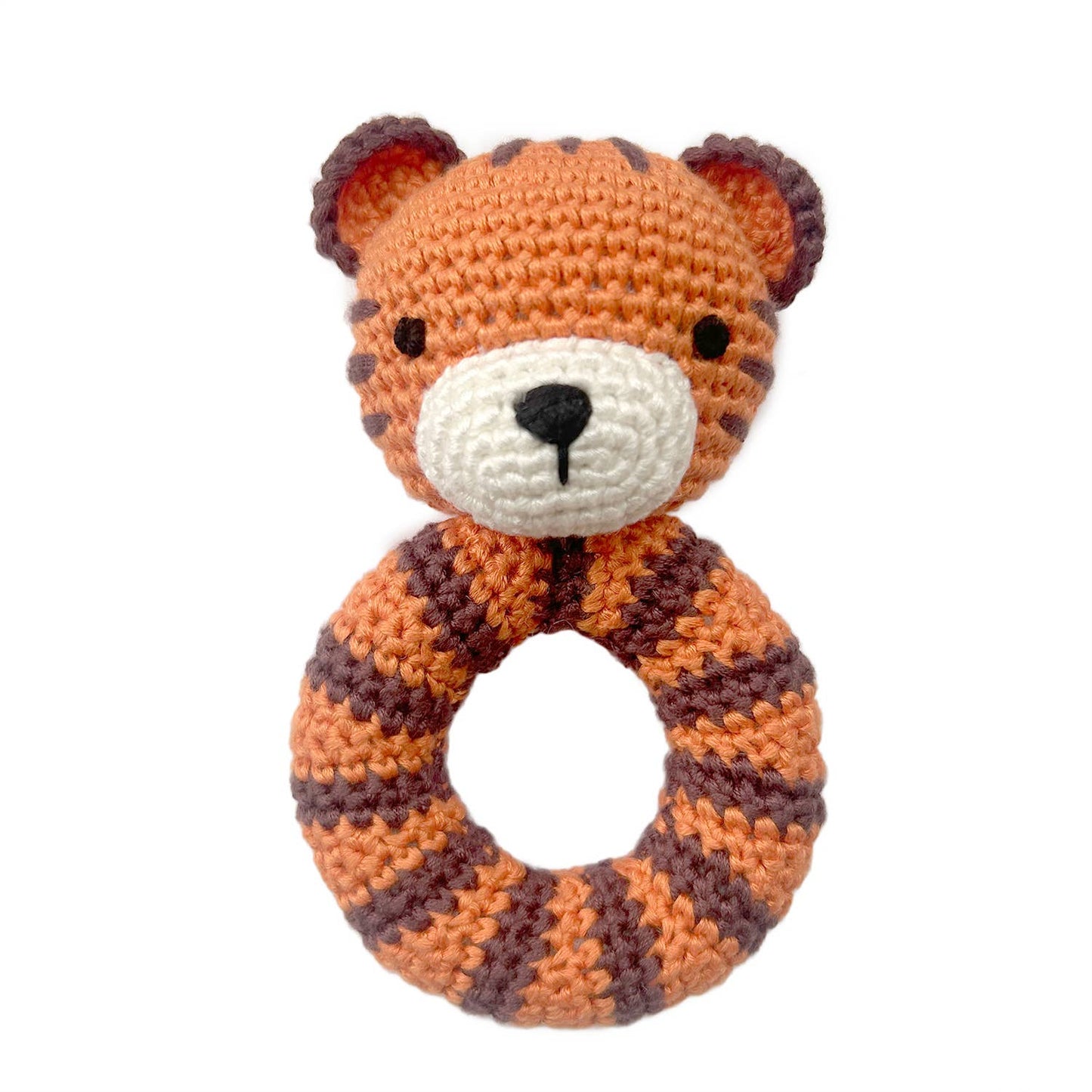 Cheengoo - Tiger Ring Hand Crocheted Rattle - Dear John