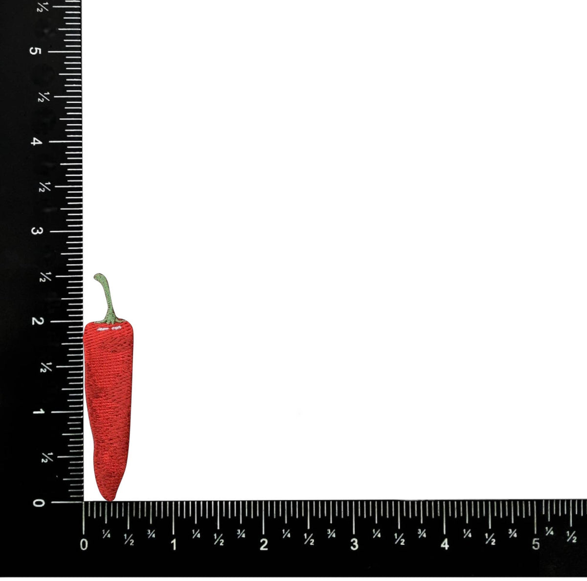 Chili Pepper, Red Hot Jalapeno Embroidered Iron on Patch - Dear John
