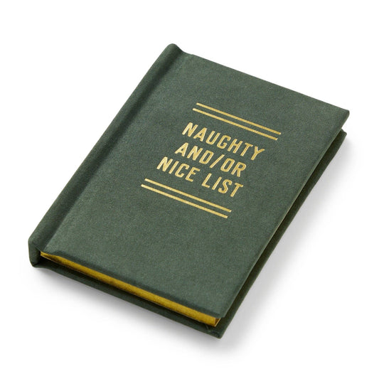 Chronicle Books - Brass Monkey Naughty and/or Nice Tiny Diary - Dear John