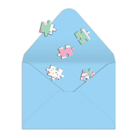 Confetti Birthday Cake Greeting Card Puzzle - Dear John