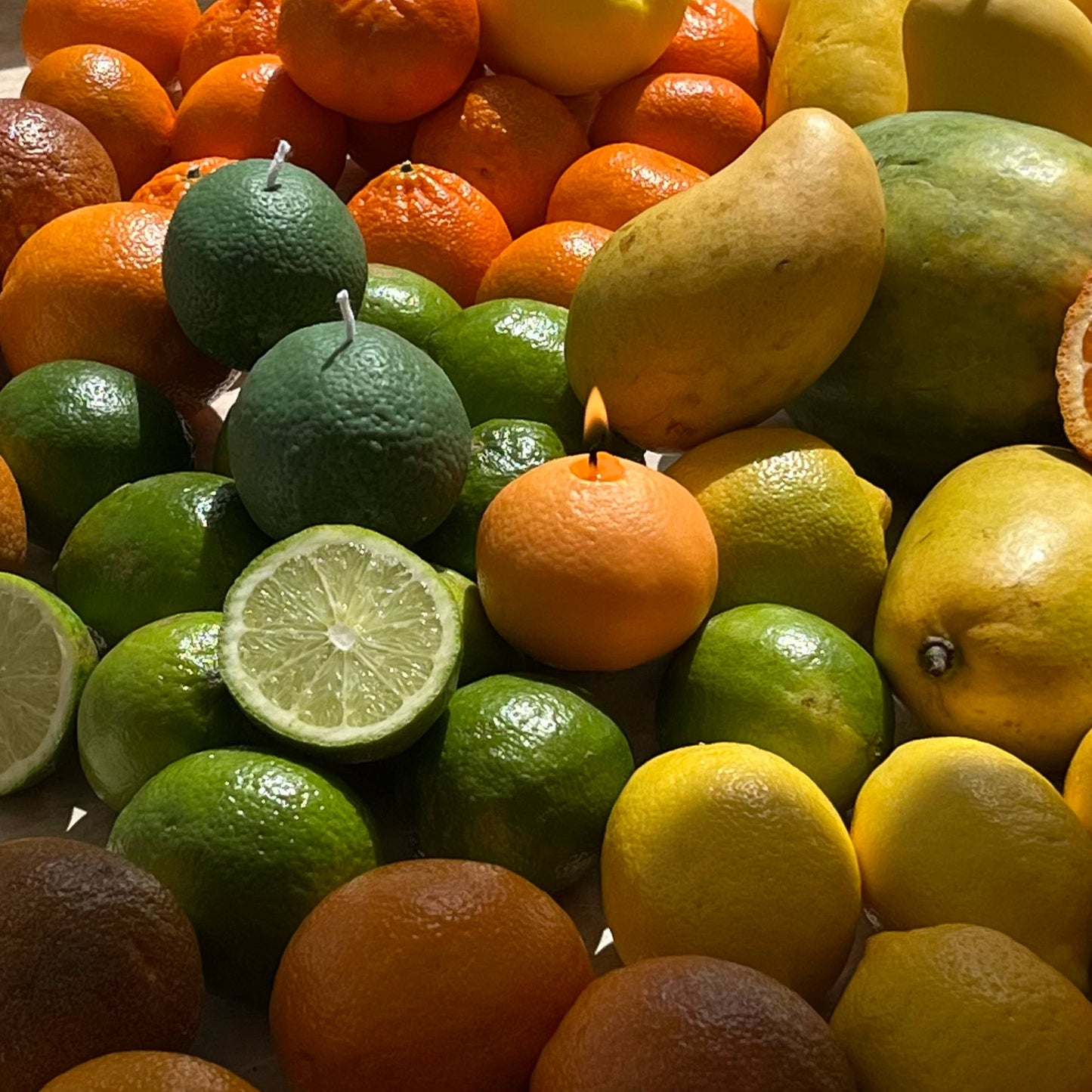 Mandarin Fruit Candle — Farmers Market Collection (100% Soy Wax, Hand-Poured in LA)