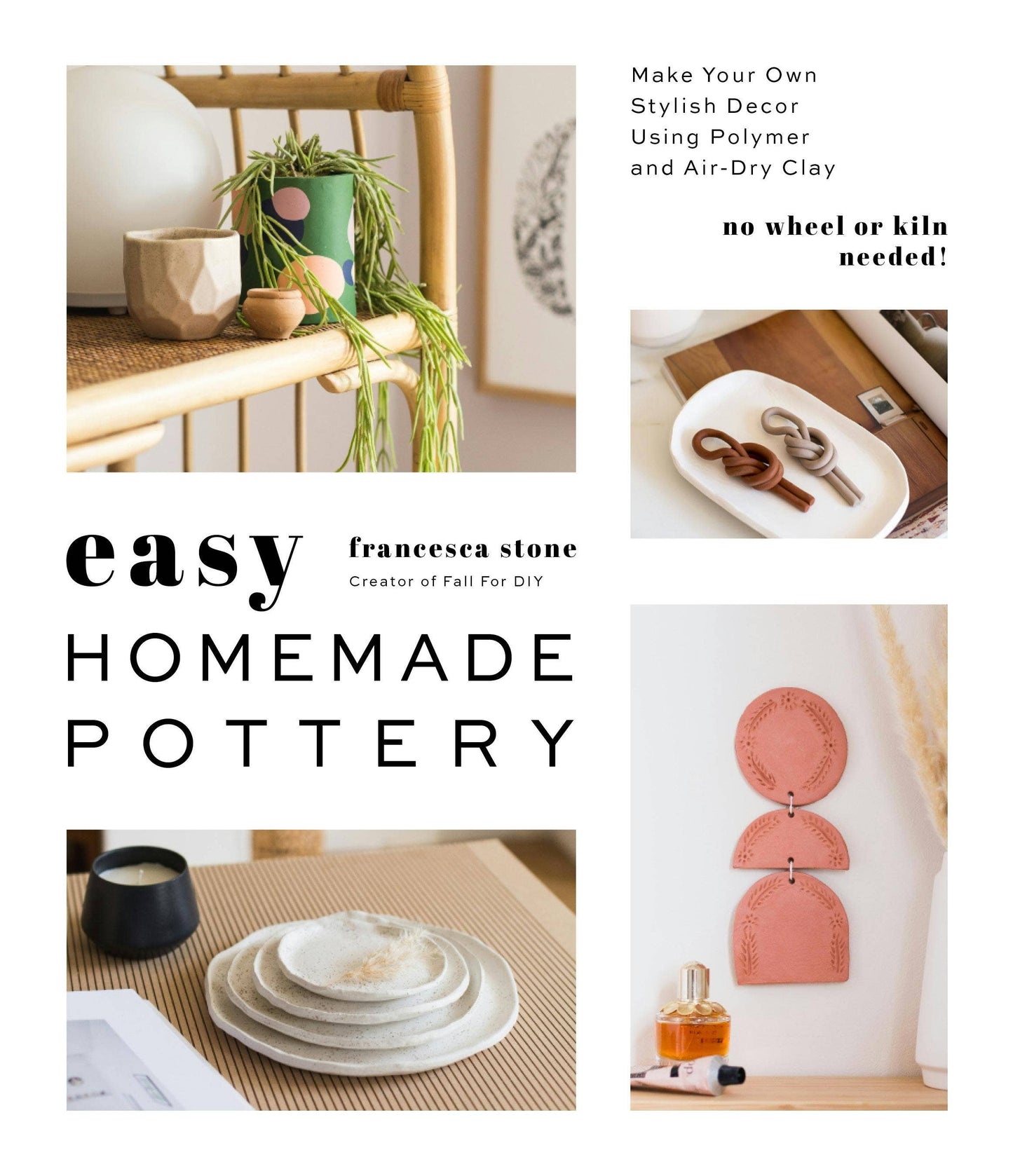 Homemade Pottery Stylish Decor With Polymer & Air-Dry Clay