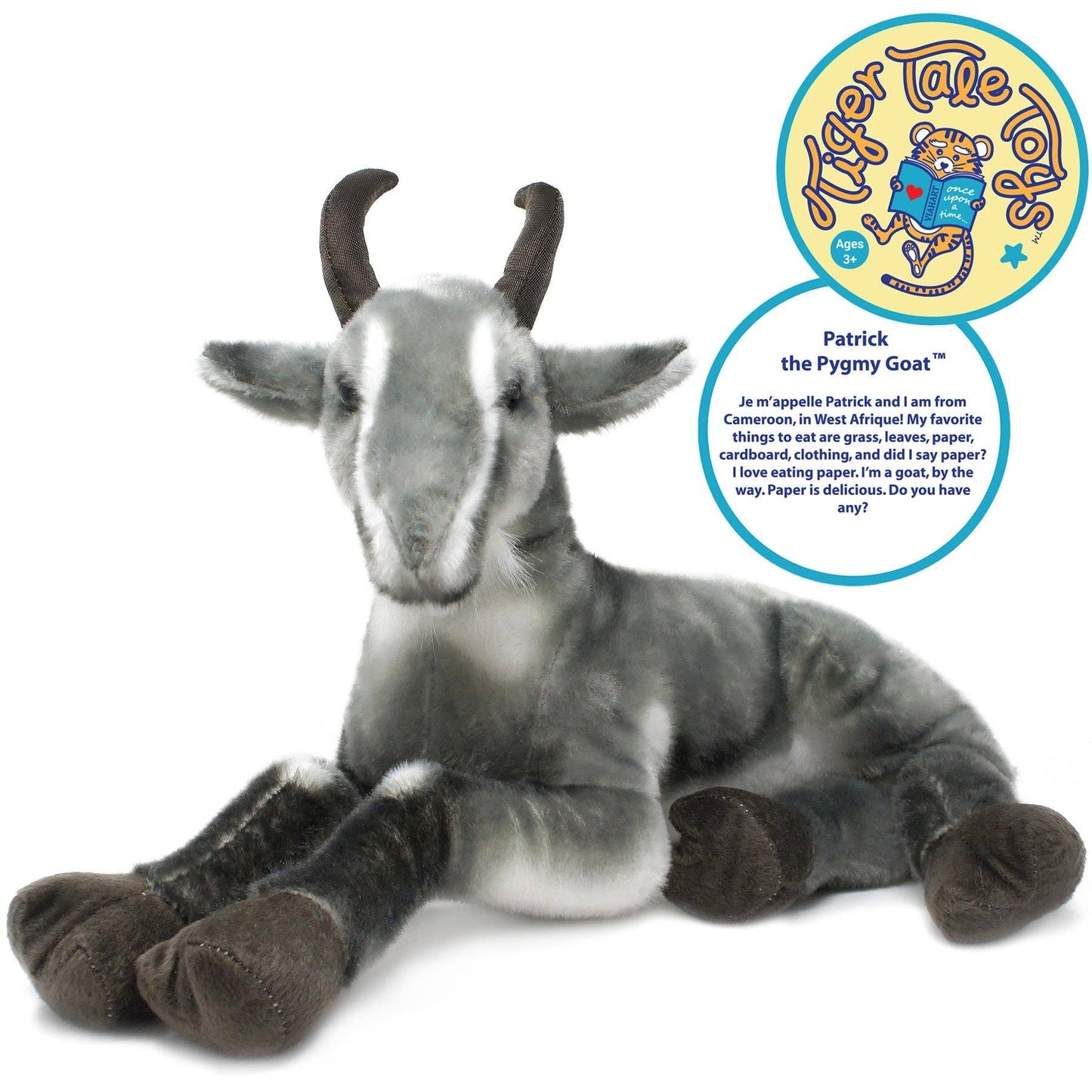Patrick the Pygmy Goat — 18" Stuffed Animal Plush