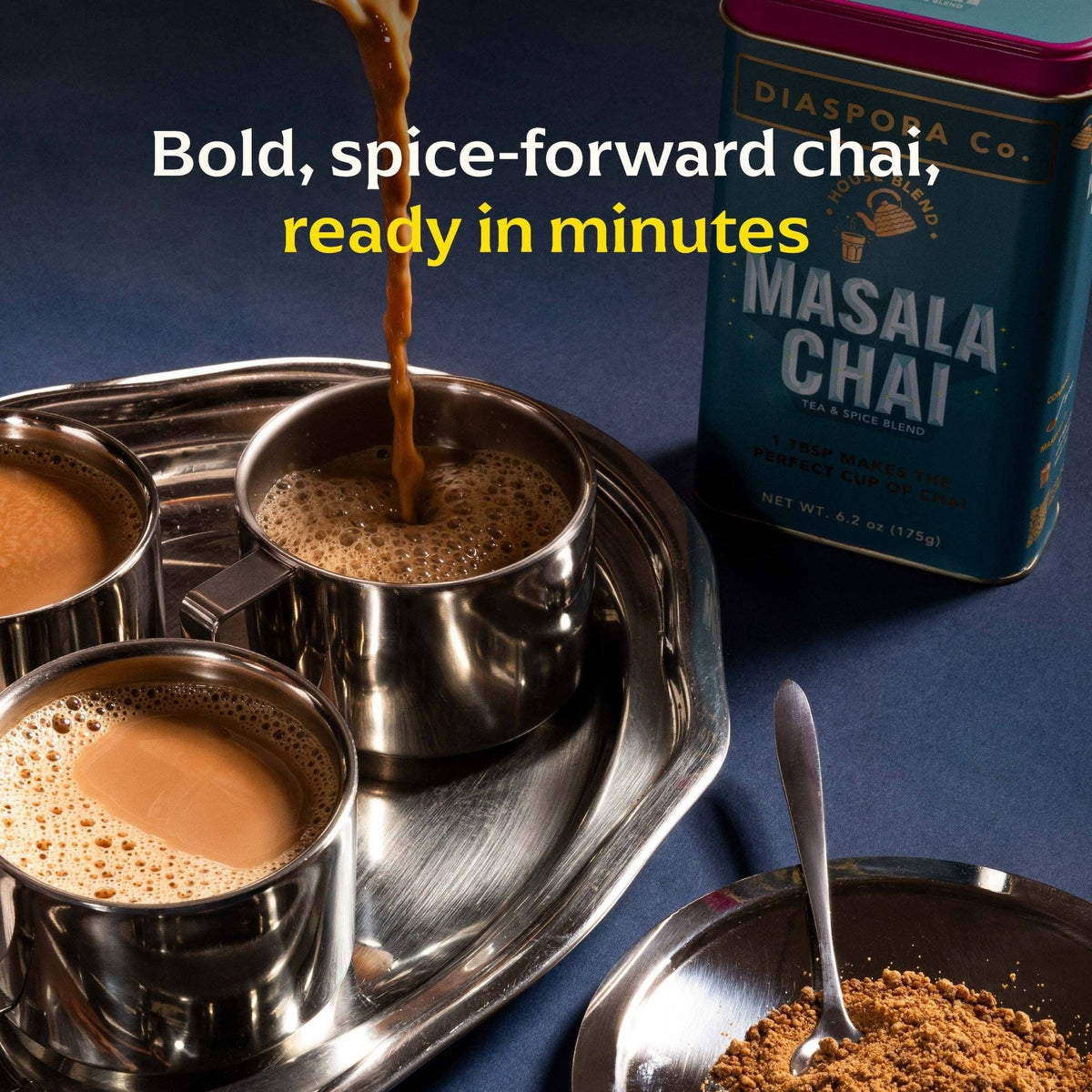 Diaspora Spice Co. - Masala Chai (Tea & Spice Blend) - For Chai Lattes - Dear John