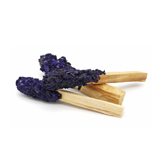 Dipped Amethyst Bloom Palo Santo Pops - Dear John