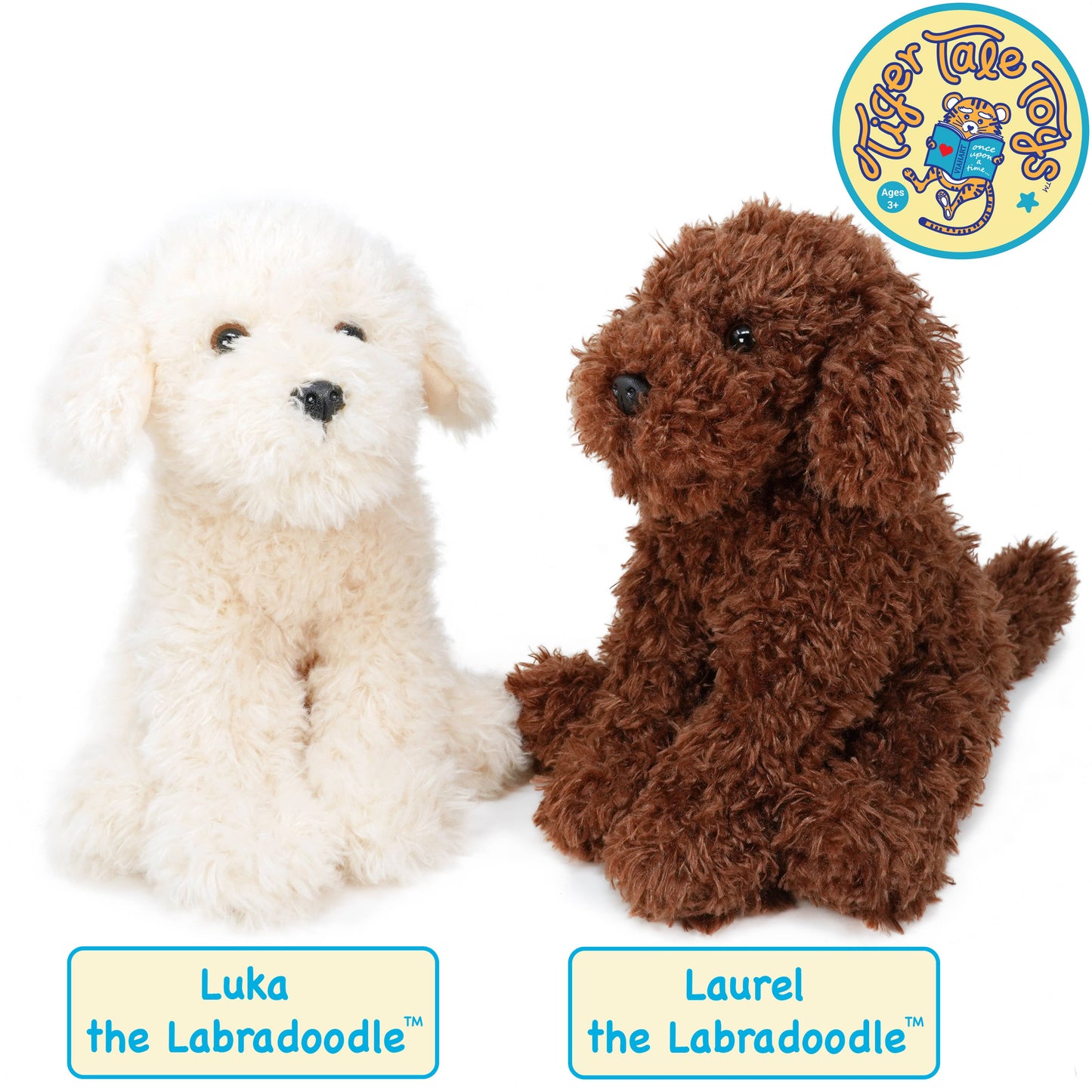 Laurel the Labradoodle — 12" Stuffed Animal Plush