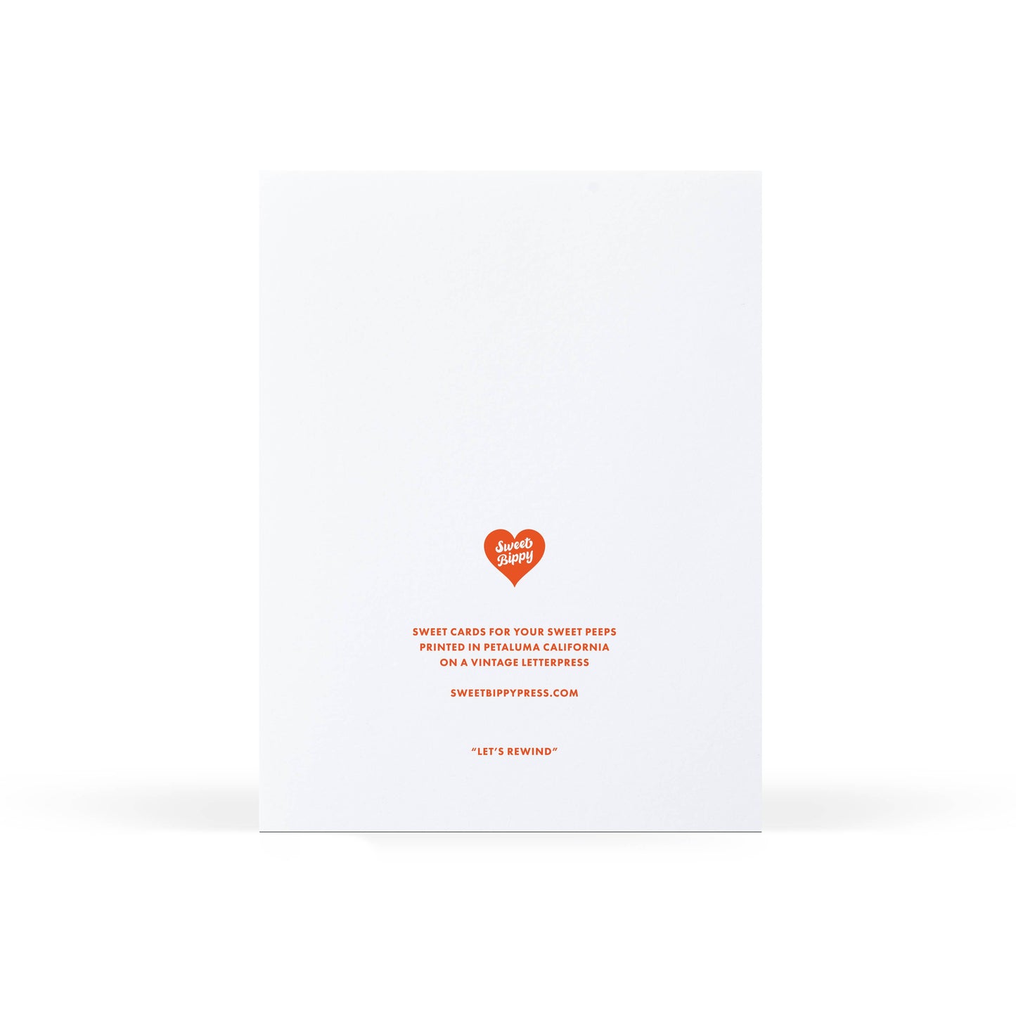 Let's Rewind Greeting Card