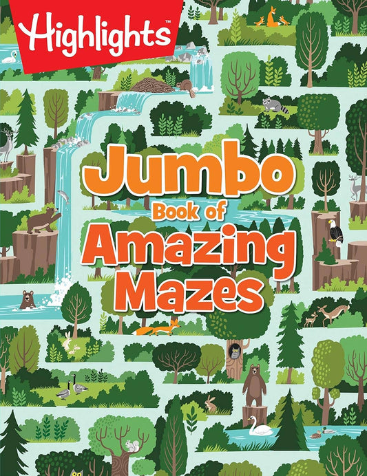Jumbo Mazes for Kids — 175+ Puzzles (Ages 6–9) • 256 Pages