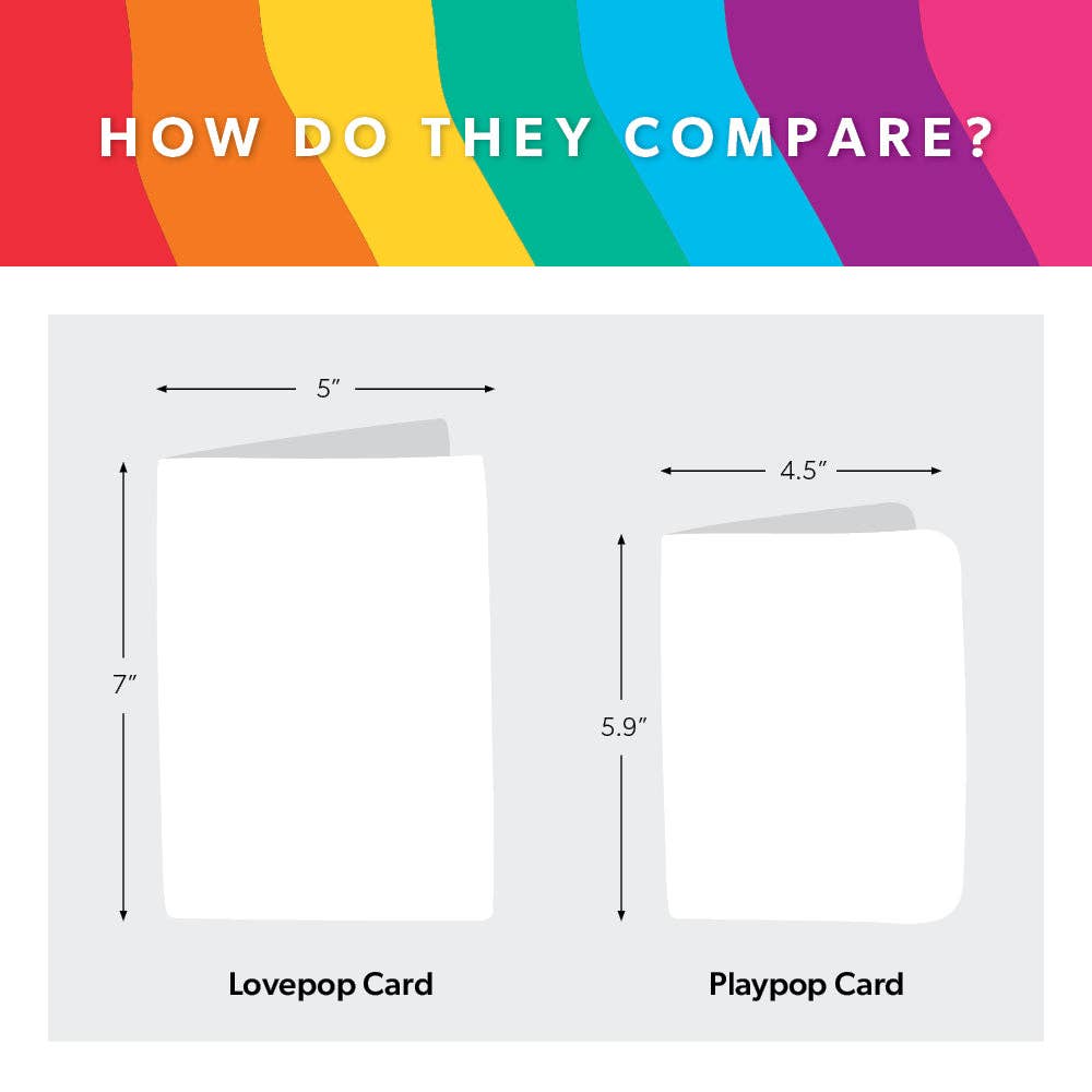 Lovepop Cards - Playpop Card™: Awesome Unicorn, 4.5"x5.9" Birthday Cards