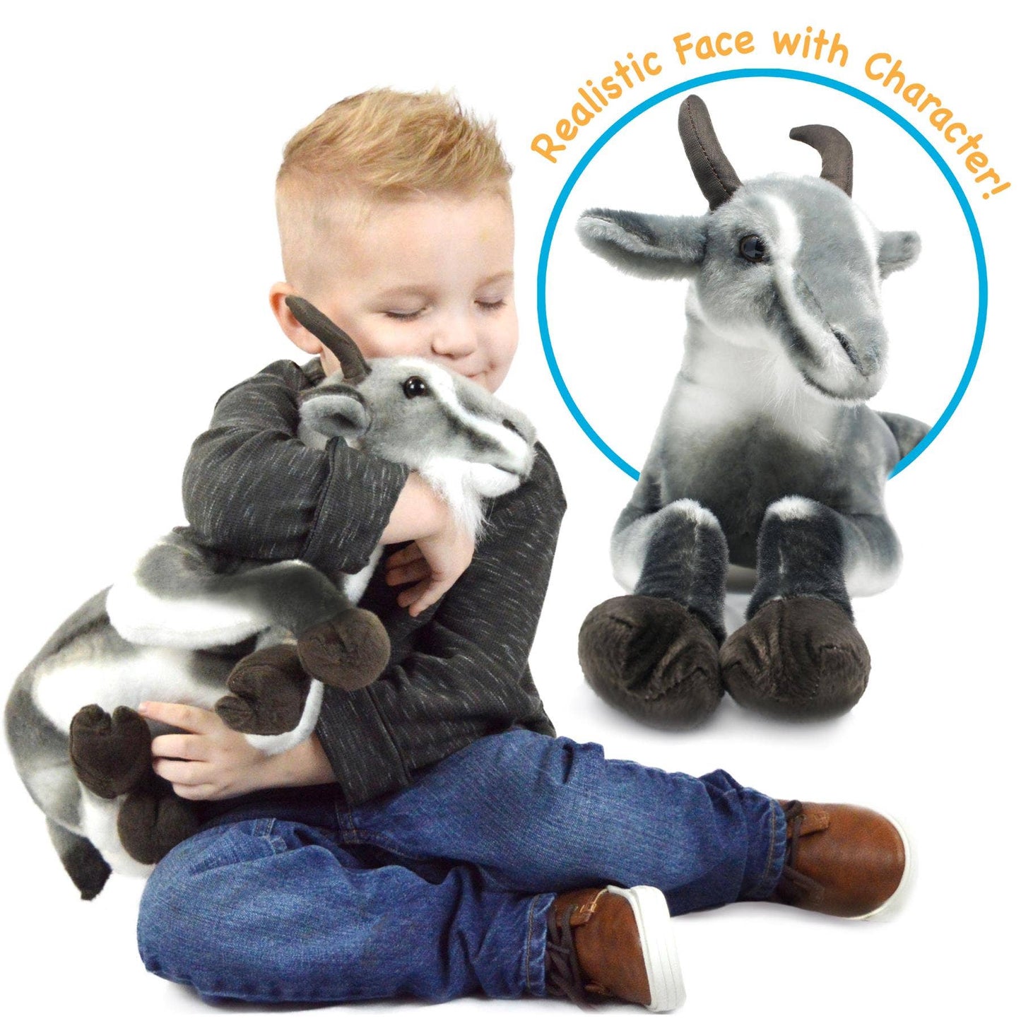 Patrick the Pygmy Goat — 18" Stuffed Animal Plush