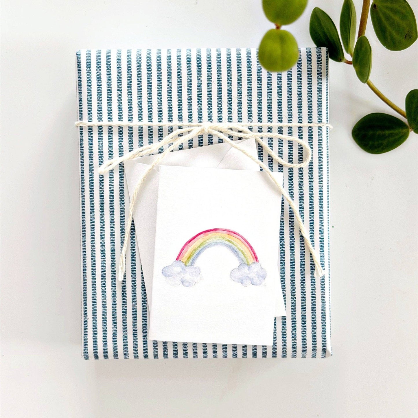 emily lex studio - Rainbow mini enclosure notecard - Dear John